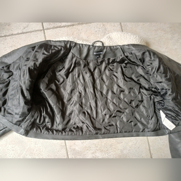 Crop similicuir jacket - Picture 5 of 5